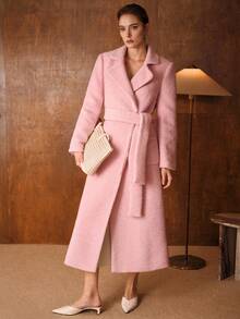 MOTF PREMIUM WOOL BELTED OVERCOAT