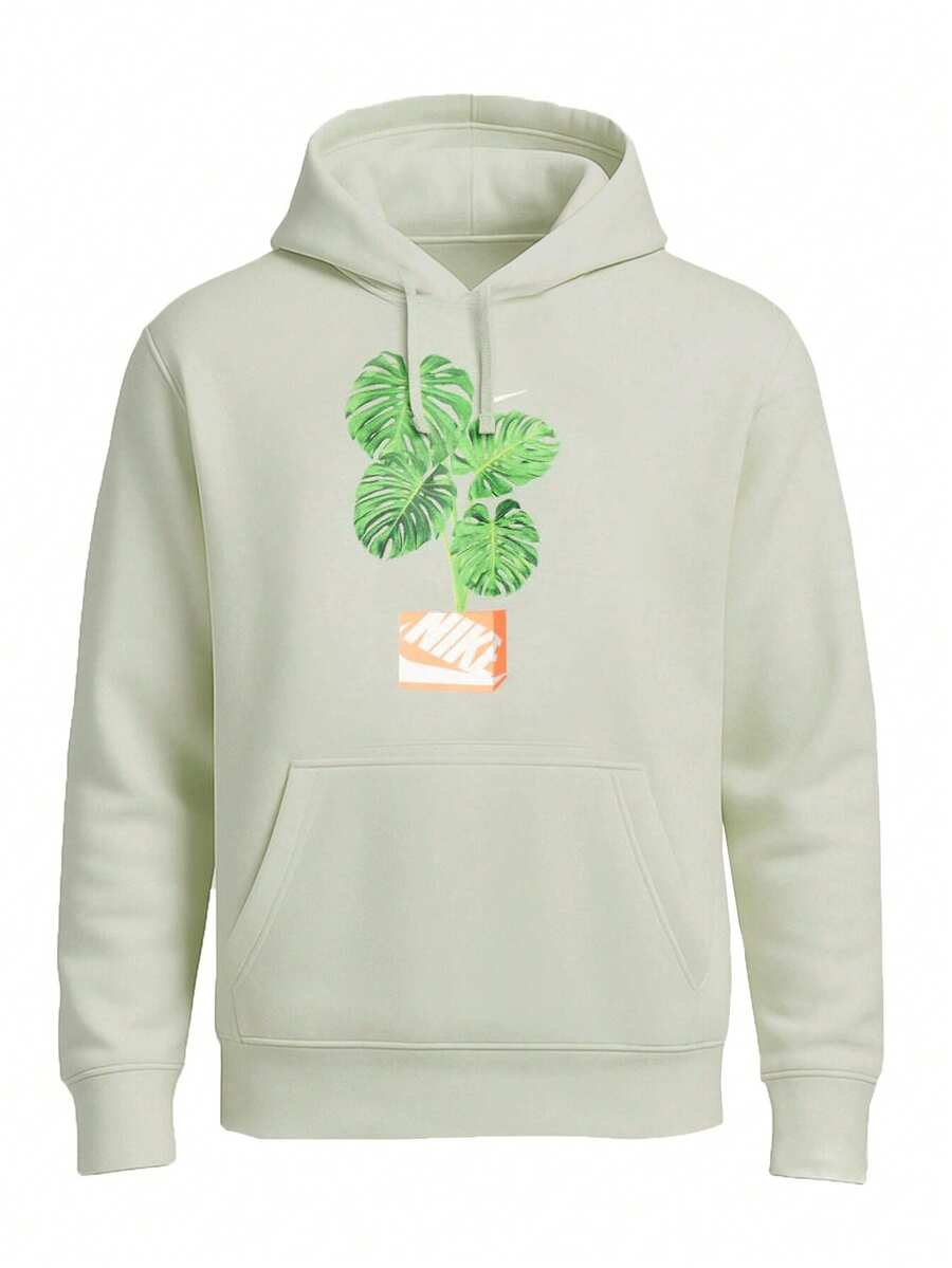Nike Club Men's Pullover Hoodie Green - Green - View 1
