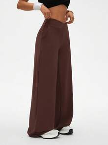 Dewbera 女式宽松休闲运动裤 - 卡其色 - 查看 4