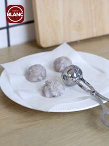 1 pieza Herramienta para hacer albóndigas de acero inoxidable