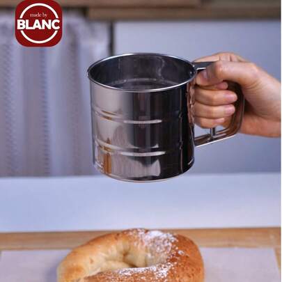 1 Máy Tính Sàng Bột Inox, Bạc Cầm Tay Tự Động Bột Đường Sàng, Lắc Nướng Sàng
