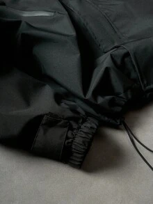 PAVTROS Men Casual Black Techwear Rain Y2k Style Jacket,Outdoor Windbreaker, Parka,Baggy,Winter Jacket,Streetwear, Fall