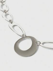 SHEIN BAE 1pc Women's Bohemian Exaggerated Metal Style Belt Summer, School Fall, Autumn, Halloween