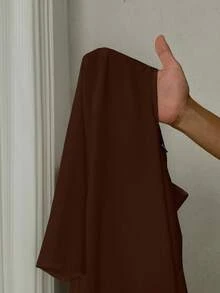 SHEIN Lady 四季秋季女装 白色长袖不对称两件套 女士秋季套装 女士套装 女士服装套装 女士两件套 秋季两件套 返校季 秋季女士套装 白色女士套装 女士服装套装 套装 两件套 婚礼礼服 女士两件套 沙滩装 女士沙滩装 女士沙滩裤 - 摩卡棕 - 查看 7