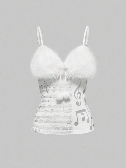 J-Fashion Gyaru Y2K Abby Himekaji Detachable Faux Fur Vest For Women, Suitable For Winter Outfits