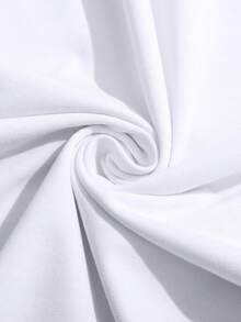 Franclia 女式常规花卉印花短袖圆领T恤 - 白色 - 查看 6