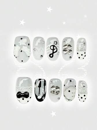 Anime Press On False Nails