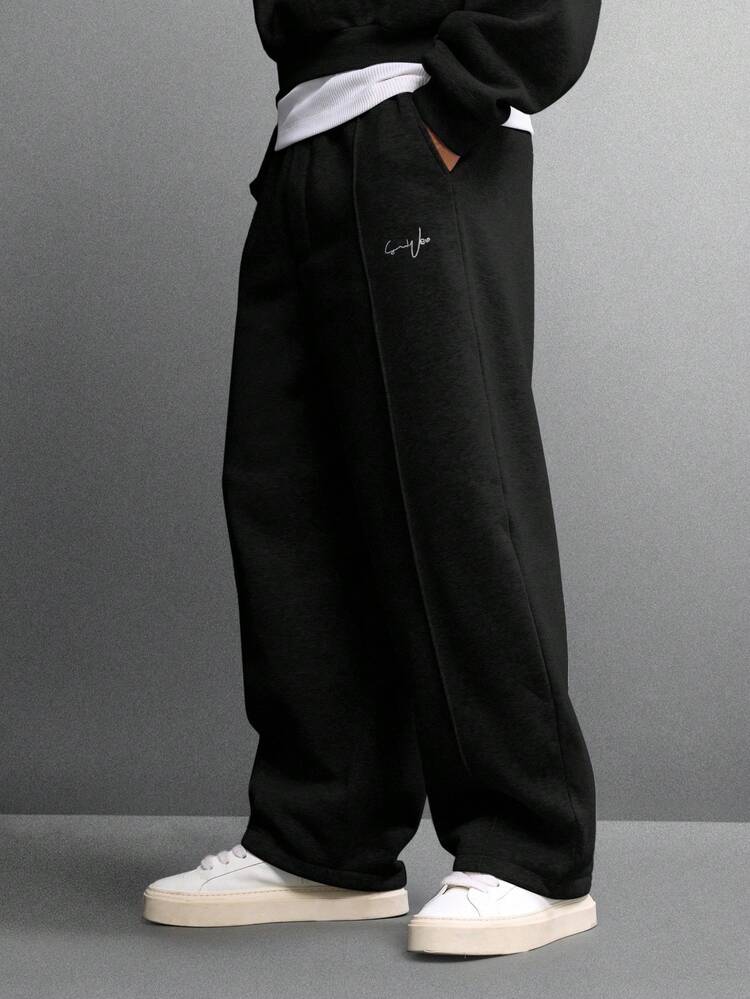 Loose Fit Sweat Pants With Pockets
