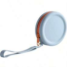 Joivida 1 Chiếc túi đựng đồ tròn độc đáo, vừa là ví đựng tiền xu vừa là móc khóa. Được làm từ silicon, mang phong cách tối giản hiện đại, cực kỳ nhẹ và dễ mang theo. - Nhiều màu - Xem 9