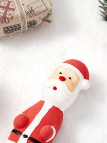 PETSIN Juguete con sonido en forma de Papá Noel para interacción con mascotas, juguete pequeño