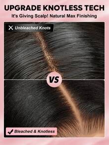 ALL READY WIG 全能假发 13x4 蕾丝前部预制全能假发，带有松散的波浪脸部框架层，侧扫刘海，带有抽绳，修身剪裁，100% 真人头发，可染色加热预造型，可立即佩戴，透气透明蕾丝自然黑色 9AM 头发 - SNatural - 查看 6