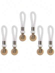 2 pièces Pinces à serviette, Pinces à serviette tressées, Pinces de rangement de salle de bain, Pinces crochets multifonctions pour chaussettes, serviettes, pinces de rangement ménager.