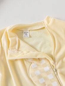 SHEIN 2 Stücke Baby Mädchen süßer Jumpsuit mit Polka Punkte & Karomuster, Frühling/Herbst - Verschiedenfarbig - Übersicht 3