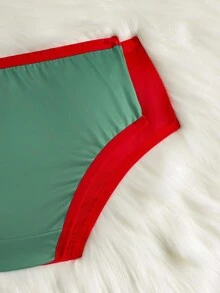 2pcs/Set Celana Dalam Motif Kartun Lucu untuk Remaja Perempuan Bertema Natal - MultiWarna - View 7