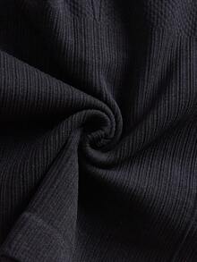 SHEIN Sports Einfarbiges Tank Top für Damen mit breiten Trägern, lässig, für Fitness und Sport - Schwarz - Übersicht 5