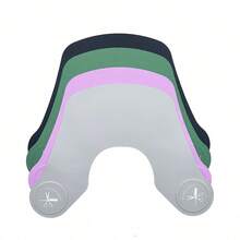 1 件美发披肩硅胶剪发披肩防水美发师围裙，沙龙美发工具 - 彩色 - 查看 16