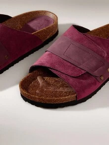 Solecia 女式春秋新款厚底一脚蹬穆勒鞋