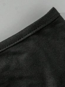 2pcs Lightweight Sports Los Angeles Comfortable Casual Fashionable Young Leisure T-Shirt & Tank Top Pajama Homewear Tops - Multicolor - View 6