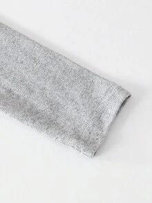 2pcs Girls' Autumn/Winter Solid Color Snug Fit Warm Romper, Soft Material For Comfortable Wear, Suitable For Home, Spring/Autumn/Winter Girls Ribbed Set Girl Long Sleeves Outfits 2piece Girls Sets Long Sleeve Sets Girls Girls Matching Outfit