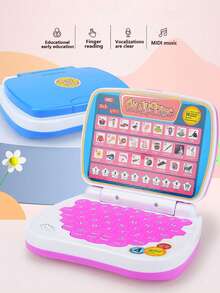 Zazumi Kids English Learning Laptop Toy For Boys And Girls With Interactive Keyboard Realistic Computer Model Early Education Typing Practice Birthday Christmas Gift Ideas
