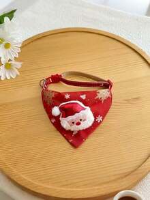 PETSIN 1 圣诞宠物围巾，宠物项圈，可爱猫咪圣诞配饰，狗颈圈，猫项圈，口水毛巾，宠物圣诞装饰，宠物 - 彩色 - 查看 15