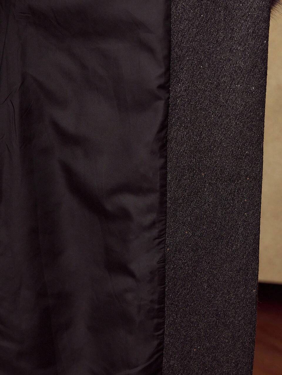 WOOL DOUBLE BREASTED BELTED OVERCOAT