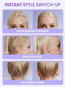 SHEGLAM HAIR On The Glow Style Keeper Hair Mascara, Frizz & Flyaway Hair Taming Wand, Hair Finishing Stick, Soft Hold Without Clumps, No Sticky Residue, Easy To Rinse Out, Sweat-Proof Formula That Lasts Through Work, Outings And Leisure For Flyaways & Baby Hairs Graduation Birthday Holiday Summer Fall Autumn Y2K Fancy Fashion Women Makeup Cosmetic Party Beach Travel Camping Outdoors School Campus Festivals Decor Gift Present Rose Girl Best Color Charm Vibe Pink Christmas New Year Thanksgiving Day Valentine's Day