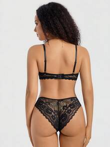 SHEIN Set de 2 piezas de sujetador con copa moldeada de unicolor y cómodo