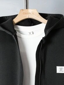 Teenage Boys Casual Hoodie Sweatshirt And Drawstring Pants Set, Suitable For Leisure And Sports Wear