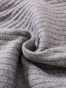 3pcs/Set Tween Girl Ribbed Knit Fitted Crew Neck Casual Long Sleeve T-Shirts Cozy Fall & Winter Styles Suitable For Autumn/Winter Daily Wear,Street Style, Home Long Sleeve Top Cute Tops Long Sleeve Tops Suitable For New Year, Daily, Celebration, Autumn & Winter For Easy Comfort, Autumn & Winter Layers, Stylish - Multicolor - View 5