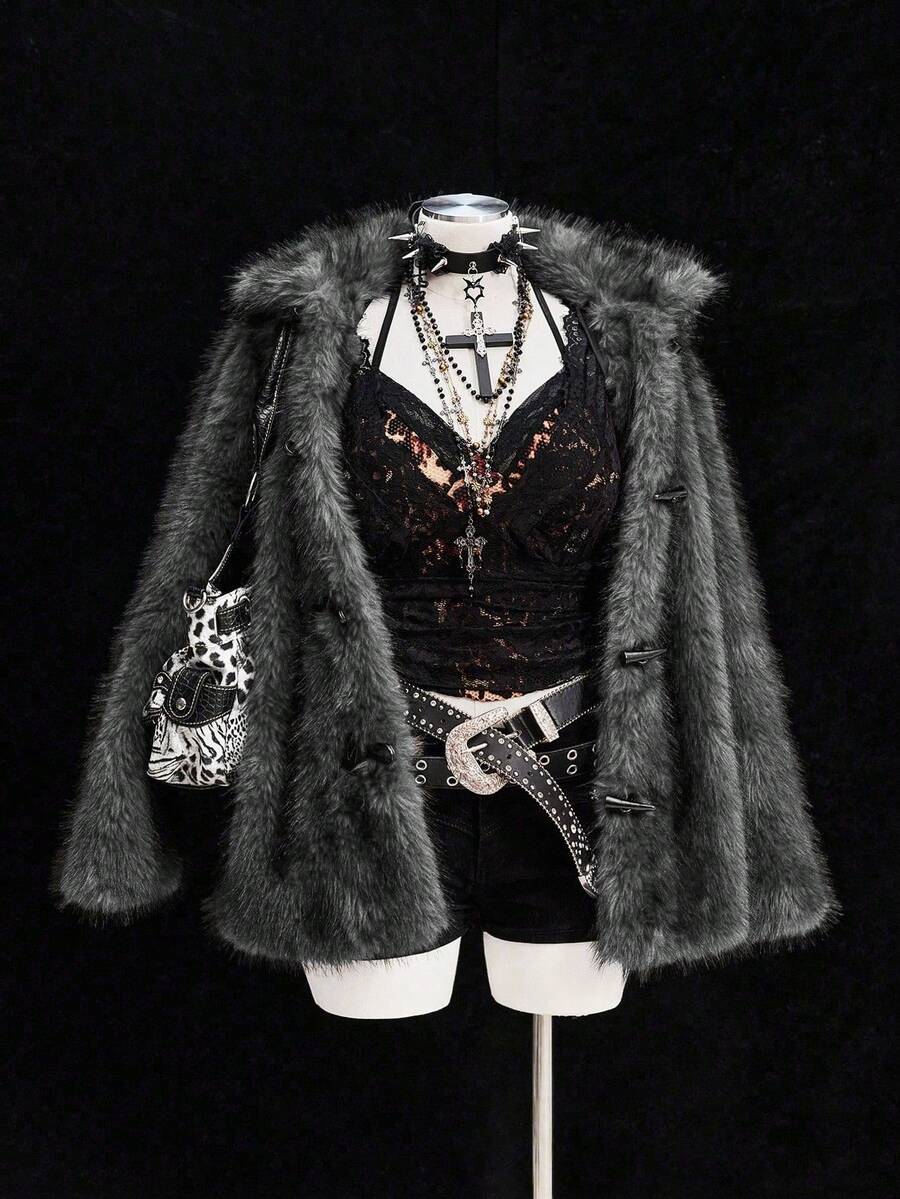 Sunspun Casual Loose Cropped Jacket