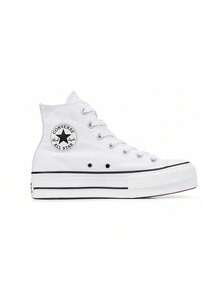 Converse Chuck Taylor All Star Lift Hi White 560846C - White/Black/White - View 1