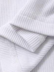 DAZY Áo hai dây cổ vuông ôm sát gợi cảm mùa hè cho nữ - trắng - Xem 8