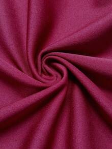 GlowEve 女士秋季优雅长款针织连衣裙 - 紅色 - 查看 6