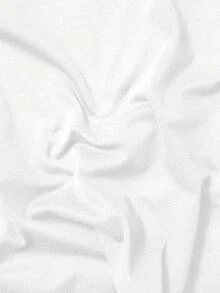 SHEIN Plus Size Women Geometric Print V-Neck 3/4 Sleeve Casual T-Shirt