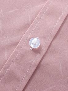 Manfinity Mode Men Button Down Long Sleeve Slim Fit Business Formal Dress Shirt, Business Casual Luxury Shirts, Fall