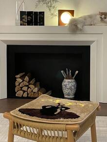 Cirelle Fun Cartoon Flocked Tush Cushion - Home & Office Desk Chair Pad, Comfy Year-Round Seat Pillow - 彩色 - 查看 8