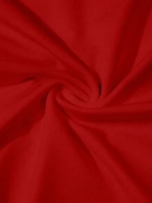 EMERY ROSE 女式休闲南瓜和标语印花圆领长袖宽松T恤，秋季 - 紅色 - 查看 3