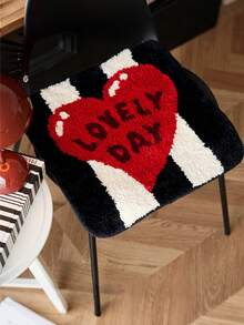 Joivida New Patterned Chair Cushion - Anti-Slip Tufted Seat Pad For Home/Office/Student Use, Cold-Proof Sitting Mat