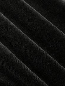 Franclia 女式优雅拼色荷叶边下摆连衣裙，秋季