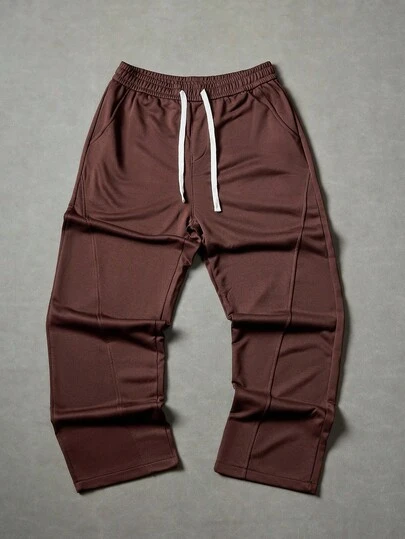 Manfinity Hypemode Loose Fit Men's Drawstring Waist Slant Pocket Sweatpants