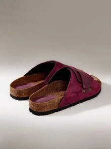 Solecia 女式春秋新款厚底一脚蹬穆勒鞋