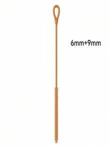 Silicone Straw Cleaner Brush, Reusable Straw Brush Extra Long For Cleaning Glass Metal Smoothie Straws And Straw Cups, Non-Slip Handle Soft And Bendable,