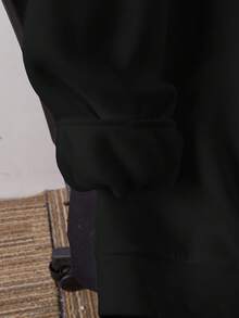 SHEIN 青少年男童一件装休闲简约舒适百搭保暖超值简约手写文字印花针织连帽卫衣，适合返校季、秋季、秋冬季、Y2K锐舞派对、假期、节日、万圣节、圣诞节等场合穿着，休闲舒适，印花卫衣，价格实惠。 - 彩色 - 查看 6