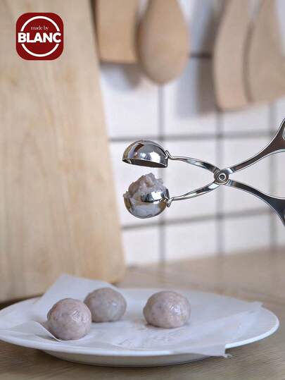 1 pieza Herramienta para hacer albóndigas de acero inoxidable