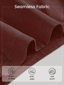 GLOWMODE Seamless Bustier Tummy Control Adjustable Bodycon Slip Dress Light Support Low Impact Daily Casual - Brown - View 5