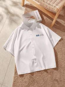 Manfinity VCAY Camiseta de Manga Curta Los Angeles Swaggy - Camiseta Casual Estampada Masculina, Aparência Fashionável e Confortável de Usar