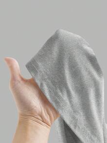 SHEIN PETITE 3 条装 合身腰部松紧带 弹力腰部喇叭裤套装 紧身女式长裤 - 彩色 - 查看 11