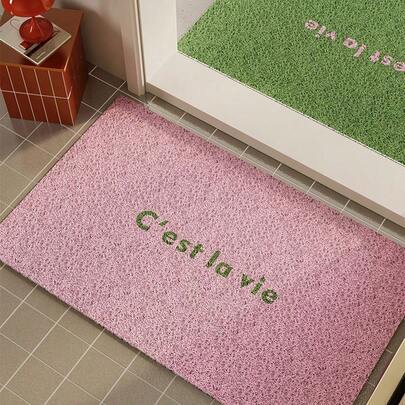 Joivida 1pc 40*60CM Solid Color Entry Mat, Wear-Resistant, Dirt-Resistant, Easy To Maintain, Perfect For Entrance And Hallway