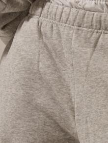 MUSERA ESSENTIALS 阔腿弹力腰慢跑裤 日常休闲基础款运动裤 家居裤 - 淺灰色 - 查看 6